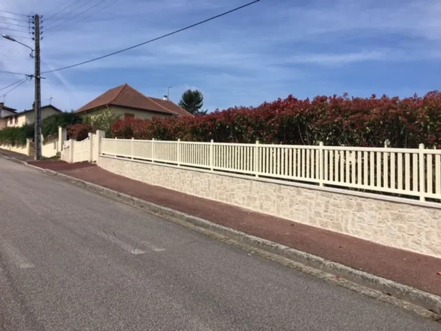 Clôture - Habillage en granit - Aixe-sur-Vienne